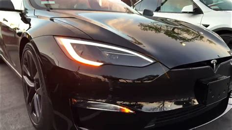 Tesla Model S Plaid Refresh 2022 New Headlights Taillights And More