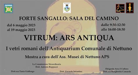 Vetri Romani In Mostra Al Forte Sangallo A Partire Dal Prossimo Maggio