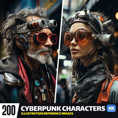 Artstation Cyberpunk Characters Vol04 4k Reference Images