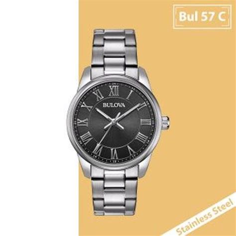 Reloj Marca Bulova Acero Inoxidable Con Extensible Metalico Plata Y