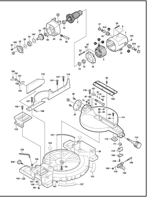 Bosch 3912 039 12 Miter Saw Model Schematic Parts Diagram —