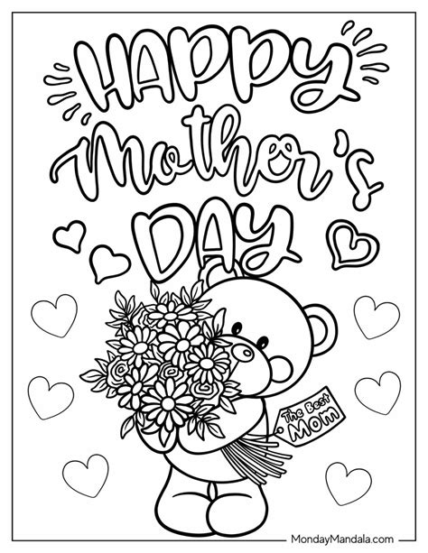 20 Mother S Day Coloring Pages Free Pdf Printables In 2024 Mothers Day Coloring Pages