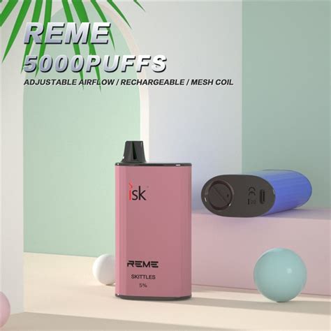 Reme Puffs Disposable Vape Pod With Rechargeable And Adjustable