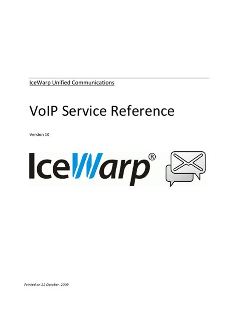 PDF V10 VoIP Service Reference DOKUMEN TIPS