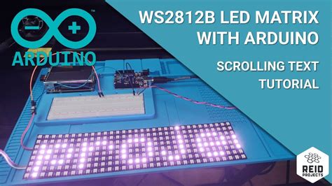 How To Control Rgb Ws2812b Led 32×8 Matrix With An Arduino Tutorial