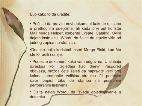 Cirkularna pisma u Word-u | PPT