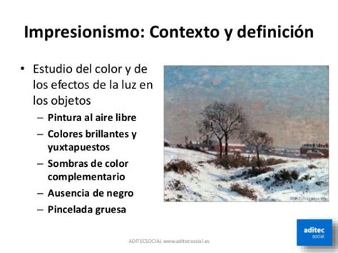 Pintura Impresionista Caracter Sticas Generales Resumen