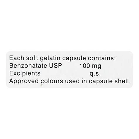 Buy Benz Pearls Capsule S Online At Upto Off Netmeds