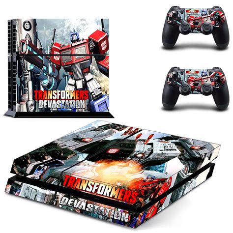 Vinyl Transformers Devastation Cover For Ps4 Skin Sticker For Ps4