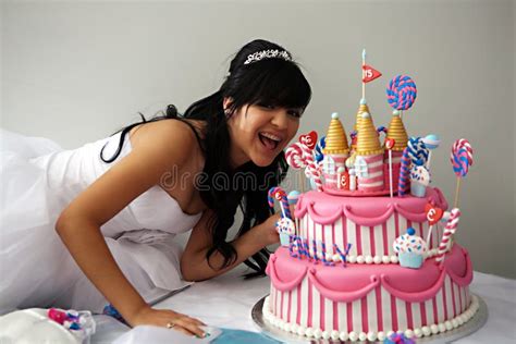 Quinceanera Birthday Cake stock image. Image of lifestyle - 69701807