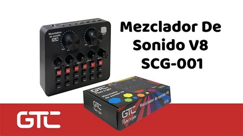 Mezclador De Sonido Gtc V Play To Win Youtube