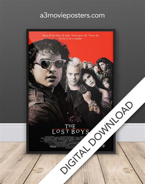 The Lost Boys Movie Poster Digital Poster Download 300dpi | Etsy