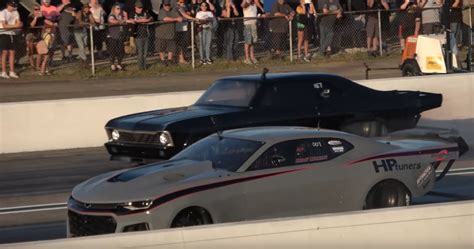 4500 Hp Procharged Camaro Zl1 Lands Finishing Blow On Murder Nova In