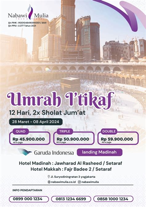 Umrah I Tikaf Nabawi Mulia Umroh Dan Haji Khusus