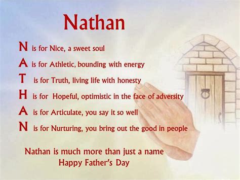 Acrostic Name Poems For Boys: Nathan | Poems for boys, Acrostic, Names ...