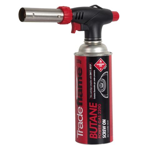 Tradeflame 220g Pro Heat Blow Torch Kit With Butane Gas Bunnings