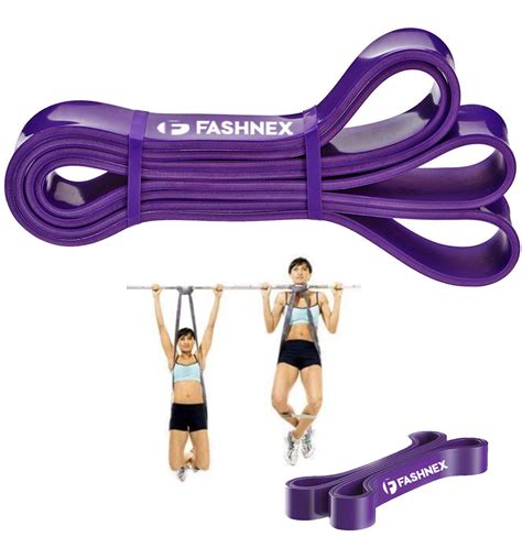 FASHNEX Resistance Bands Pull Up Assist Exercise Band Body Stretching