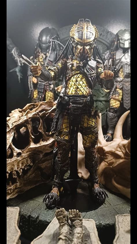 Predator Bio Mask Yautja Helmet for NECA HIYA HOTTOYS Action Figure ...