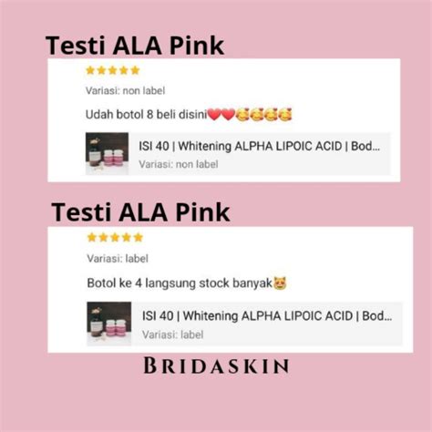 Jual Kapsul Whitening Alpha Lipoic Acid Isi Kapsul Brida Shopee