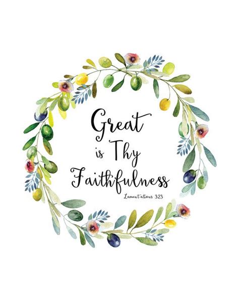 Great Is Thy Faithfulness Art