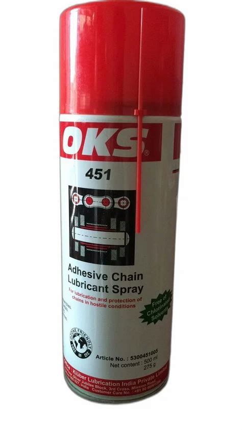 Oks 451 Adhesive Chain Lubricant Spray Packaging Type Aerosol Can At