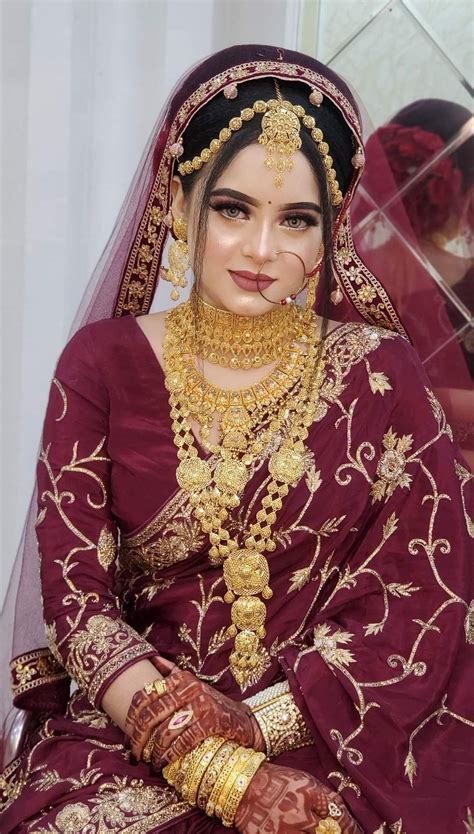 Stunning Red And Gold Bridal Outfit For Your Special Day