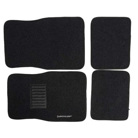 Set Alfombrillas De Coche Dunlop Negro Con Ofertas En Carrefour