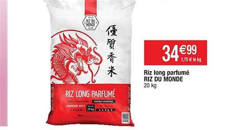 Promo Riz Long Parfumé Riz Du Monde Chez Cora Icataloguefr