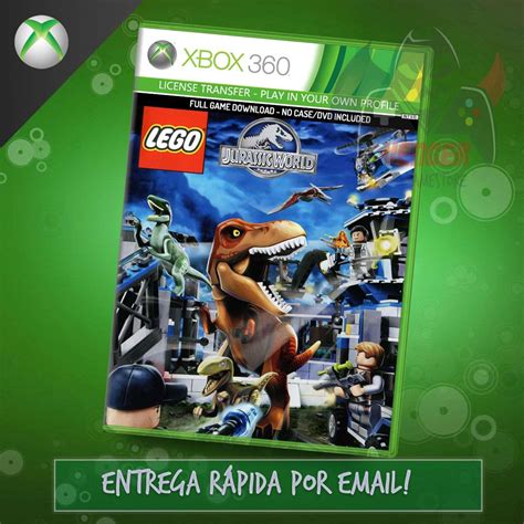 Lego® Jurassic World™ O Mundo Dos Dinossauros Xbox 360 Mídia Digital Transferência De