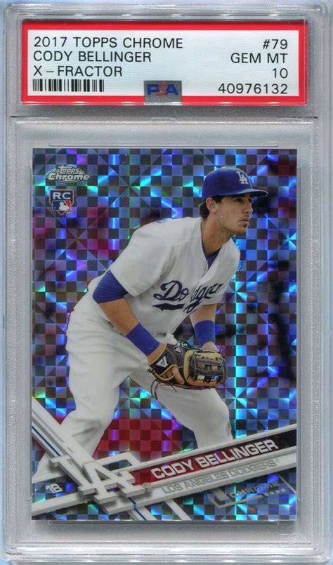 Cody Bellinger 2017 Topps Chrome 79 X Fractor PSA 10 Price Guide