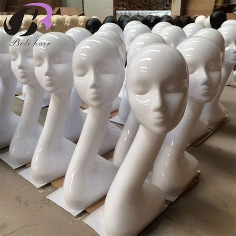 Boli Free Shipping Fashion White Female Mannequins Head Model Head Hair Displayer Training Head