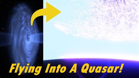 Flying Into A Quasar In Space Engine🌌 Youtube