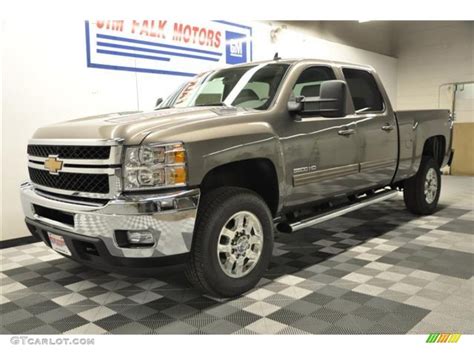 Mocha Steel Metallic Chevrolet Silverado Hd Lt Crew Cab X