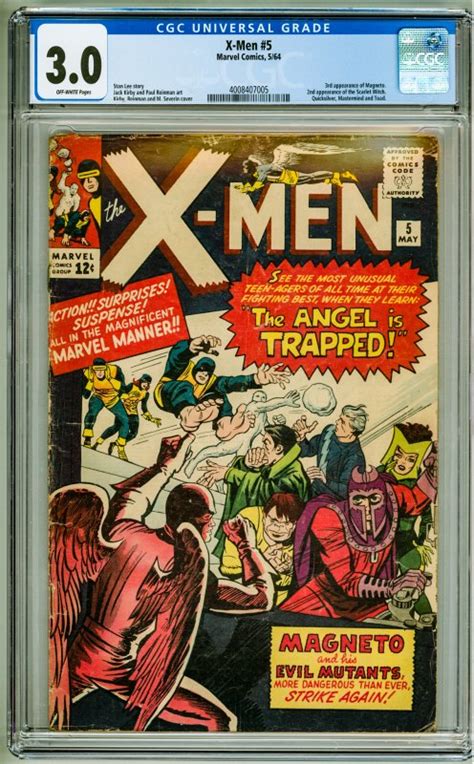 The X Men Cgc Rd App Of Magneto Nd App Of Scarlet