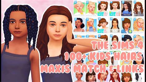 Sims 4 Cc Maxis Match Hair Recolors Printable Online