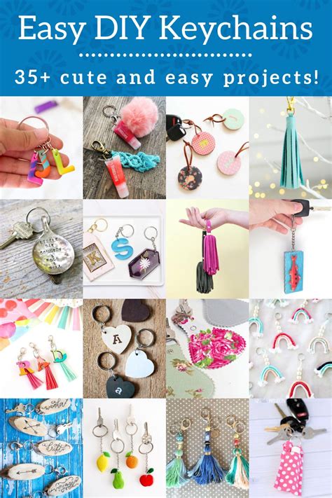 Diy Keychains 35 Ideas To T Or Sell Diy Crafts Keychain