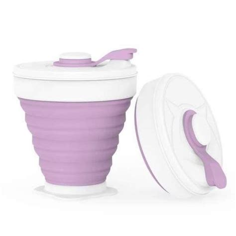 Zme Tasse Pliante En Silicone Ml Qualit Alimentaire Sans Fda