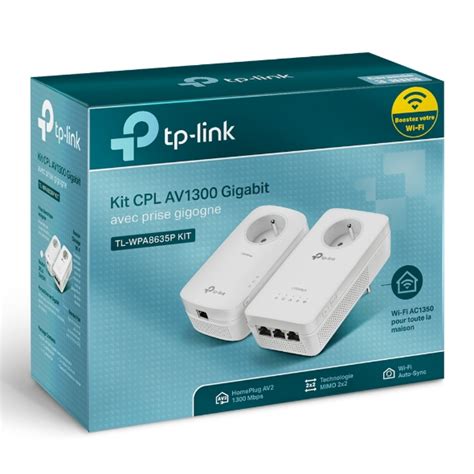 Tl Wpa P Kit Kit X Cpl Av Wifi Ac Avec Ports Ethernet