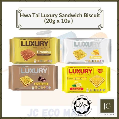 Hwa Tai Luxury Sandwich Biscuit 200g Shopee Malaysia