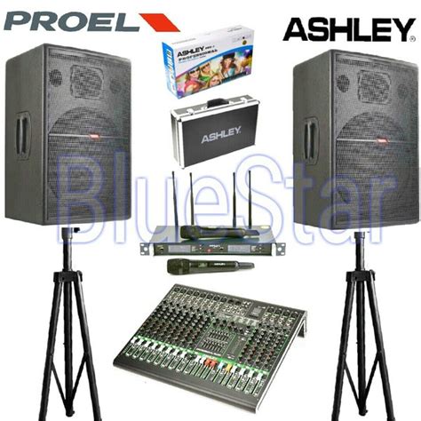 Jual Paket Soundsystem Ashley Proel Ex A Original Inch Di Lapak