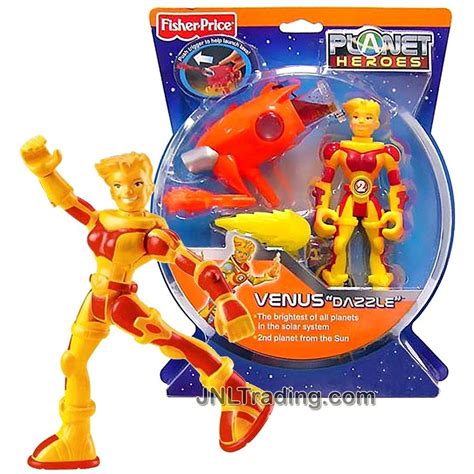 Year 2007 Planet Heroes Basic Series 6 Inch Tall Figure Venus Dazzle