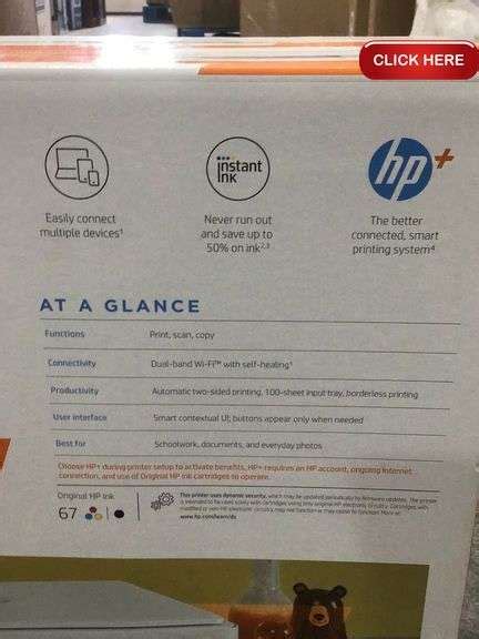 HP envy 6052e all-in-one printer - Rideau Auctions