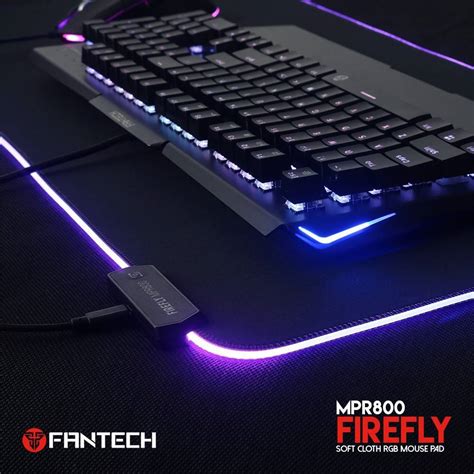 Fantech Firefly Soft Cloth RGB Mouse Pad 80 30cm MPR800s