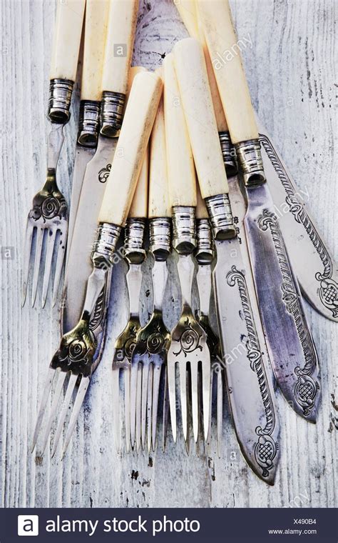 Bone Handled Cutlery High Resolution Stock Photography And Images Alamy