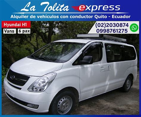 La Tolita Express RENTA Y ALQUILER DE FURGONETAS Y VANS CON CONDUCTOR