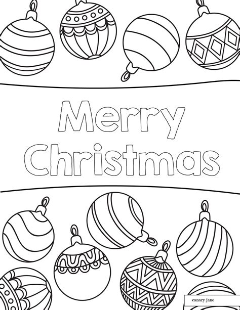 20 Fun Kids Christmas Coloring Pages You Can Print For Free Canary