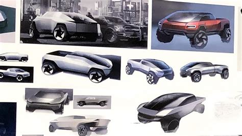 Tesla Cybertruck See The Early Designs That Didnt Make The Cut