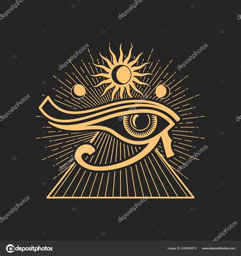 Wedjat Eye Horus Ancient Egyptian Symbol Protection Royal Power Good