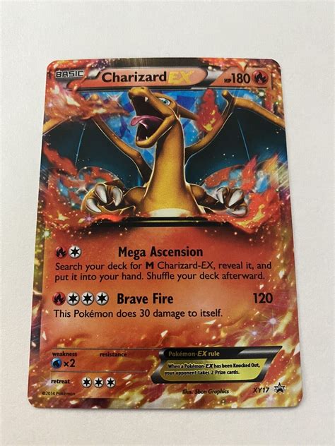 Mavin Charizard EX XY17 Black Star Promo Holo Rare Pokemon Card LP