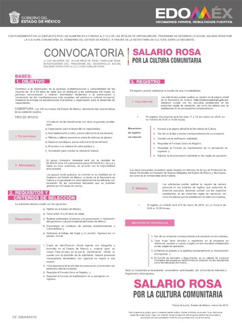 Accede Al Salario Rosa Ya Conoce C Mo